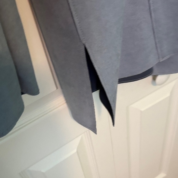 Premise Women's Slate Blue suede like Jacket - Picture 5 of 7